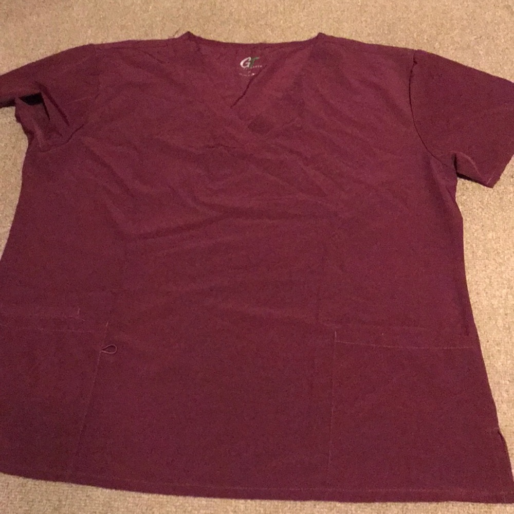 Maroon scrubs set
